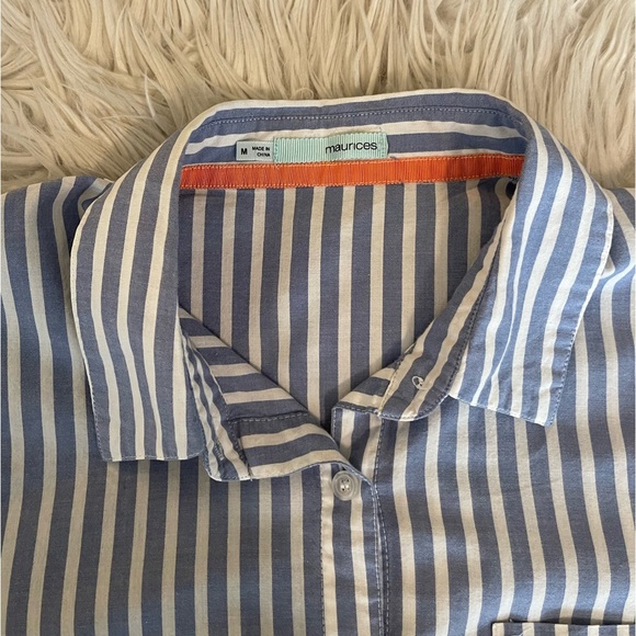 Maurices | Striped blouse | Blue & white - Picture 3 of 10
